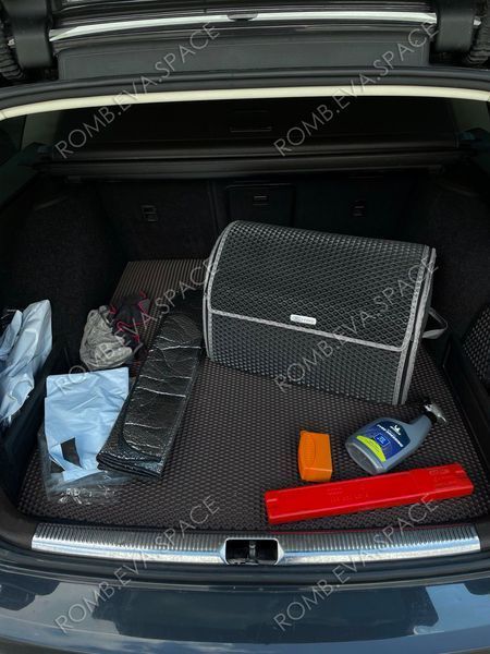 EVA органайзер L в багажник чорний крапля з червоним кантом carbag-l-blackred-drop фото